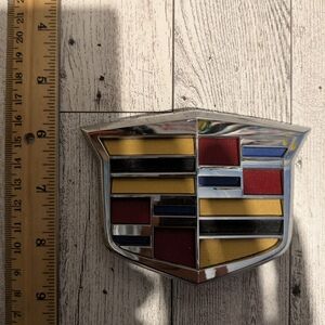 Cadillac Emblem with Multicolor Design
